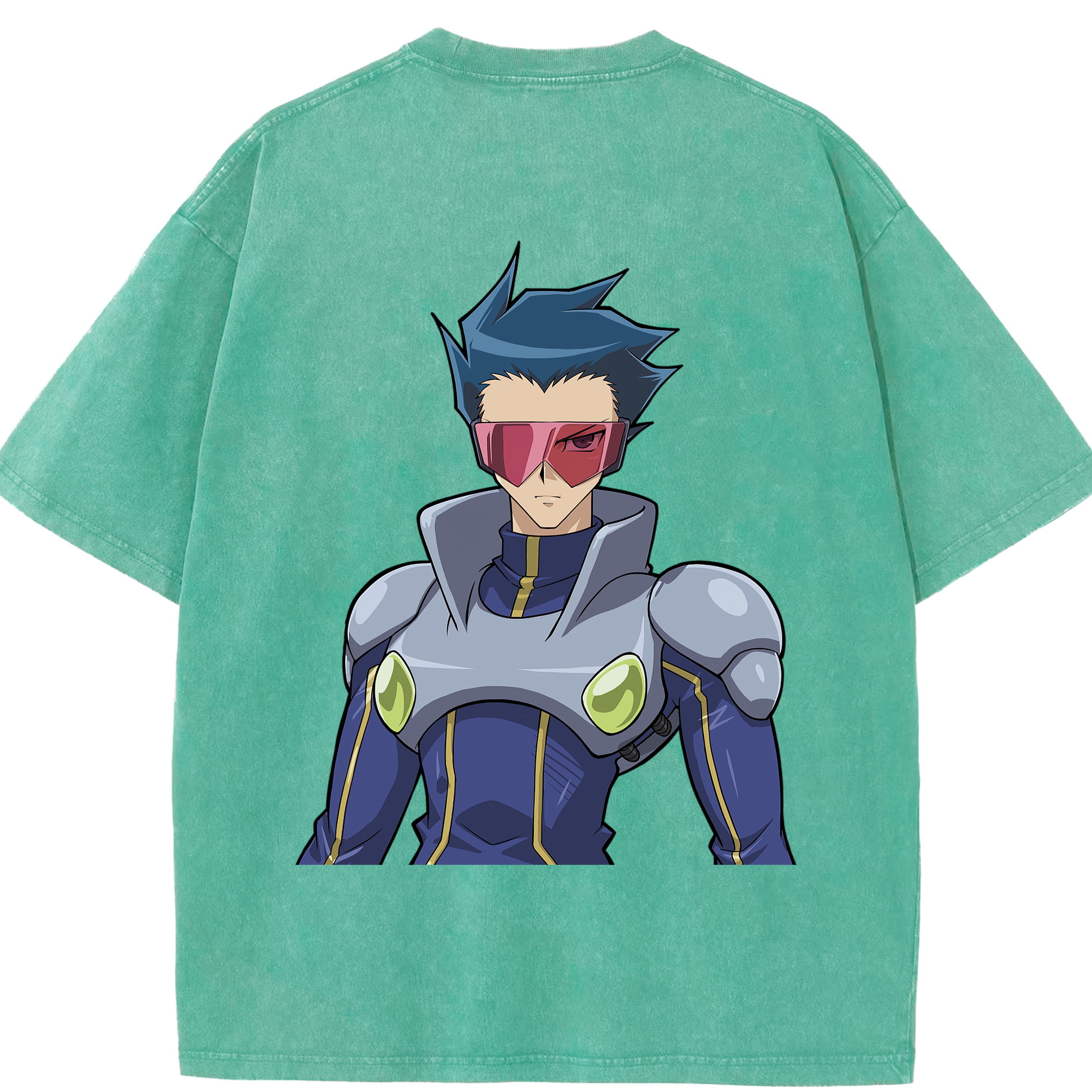 （画像用） 遊☆戯☆王 Yu-Gi-Oh! 綿100% ヴィンテージ風 半袖Tシャツ（背面プリント）